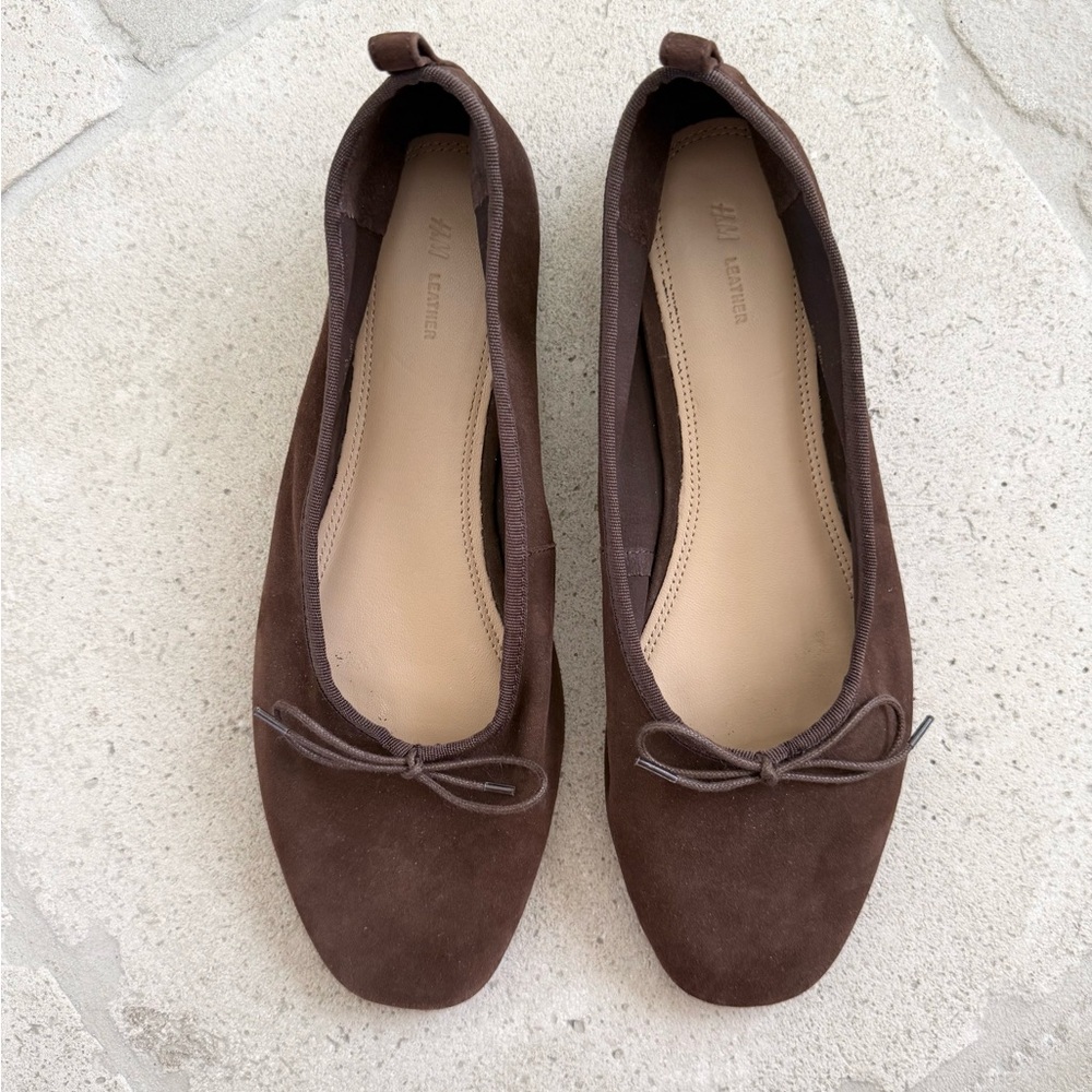 H&M Premium Leather Ballet Flats - Picture 2 of 4